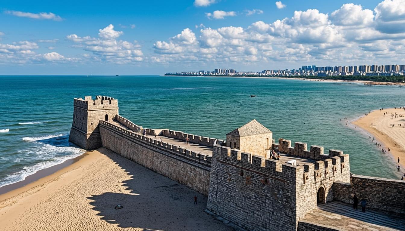 Qinhuangdao city view
